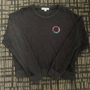 Spiritual Gangster Black Crew Neck Sweater